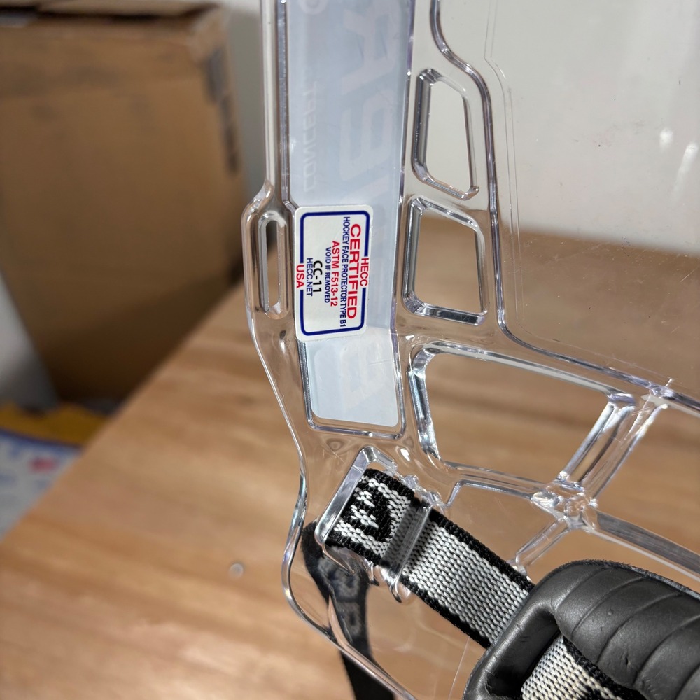 Bauer Concept 3 Senior Hockey Full Face Shield Clear Visor Anti-Scratch Sr - Picture 5 of 8